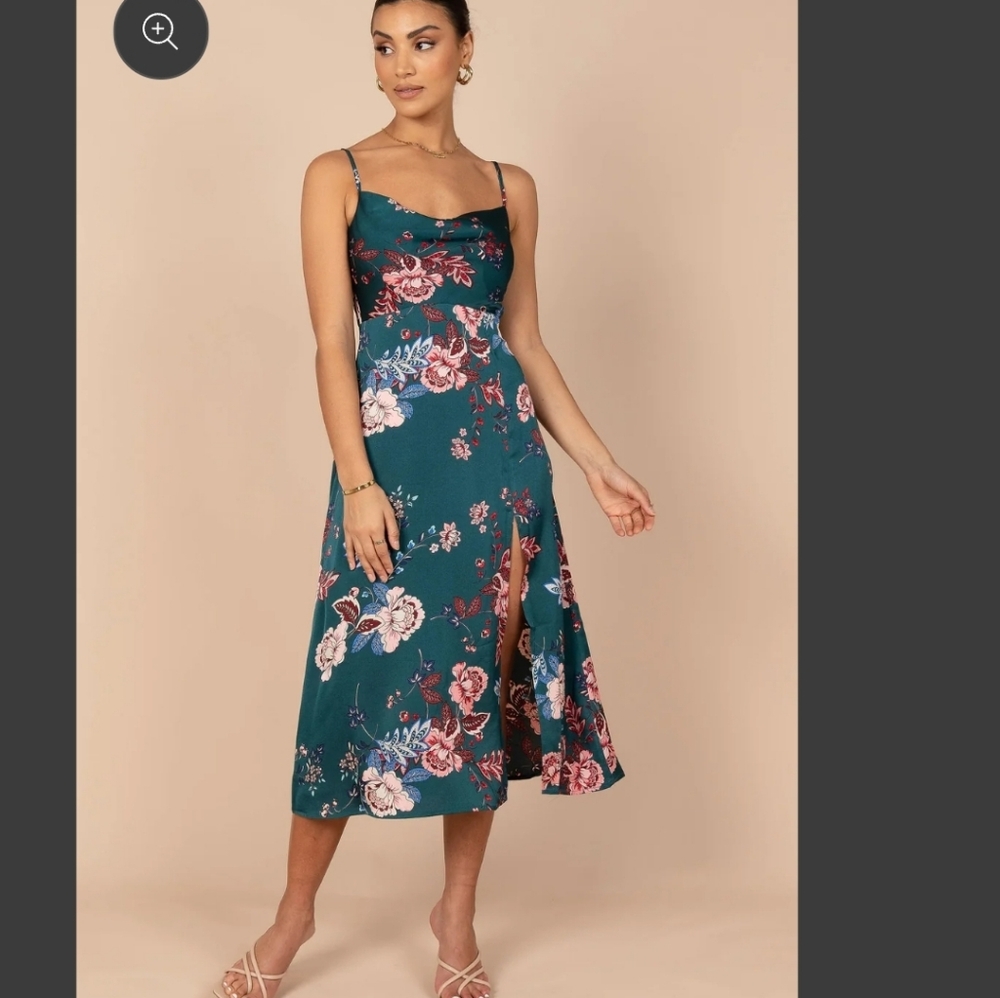 Petal & Pup Alejandro Cowl Neck Mididress - Picture 6 of 15